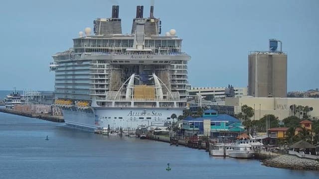 Royal Caribbean’s 'Allure of the Seas' departs from Port Canaveral on test cruise