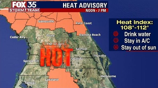 'Some of summer's worst heat' hits Central Florida on Saturday