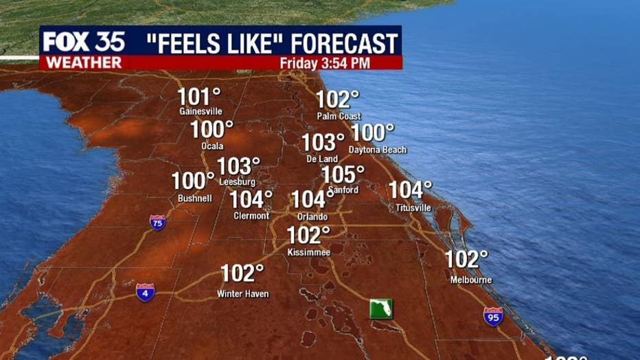 heat index today
