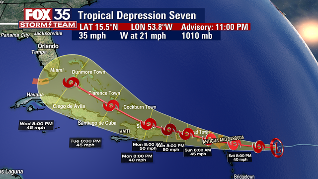 Chances increase for disturbance in Atlantic to become Tropical Storm Grace