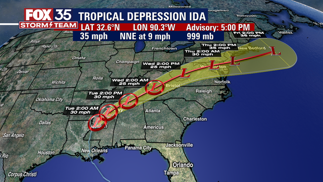 Ida downgraded to tropical depression, leaves coastal residents trapped by floodwaters