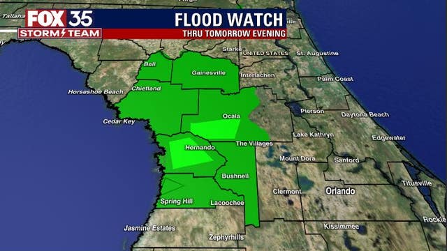 Flood watches, warnings in effect for several counties as wet weather continues