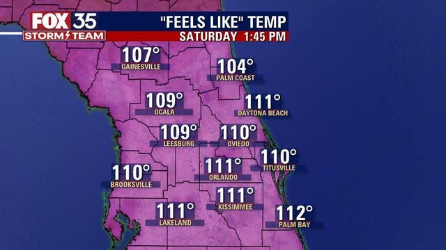 H-O-T! Brutally hot weekend for Central Florida