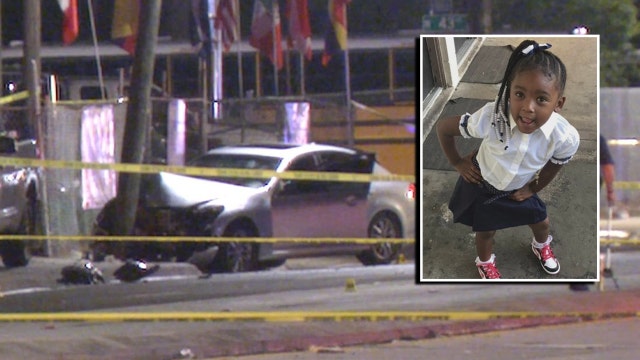 Family holds vigil for 4-year-old killed when bullet pierced car she was riding in