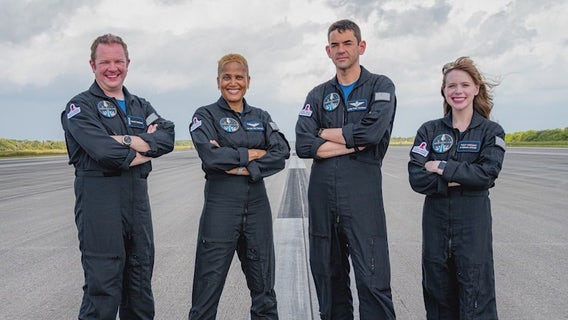 SpaceX Inspiration4 arrives in Florida, will complete experiments during mission