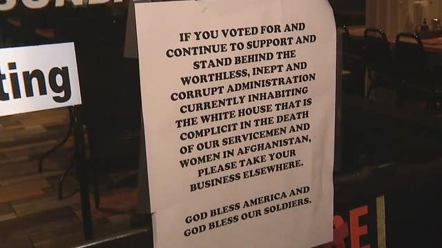 DeBary restaurant shunning Biden fans receives 'overwhelming' support