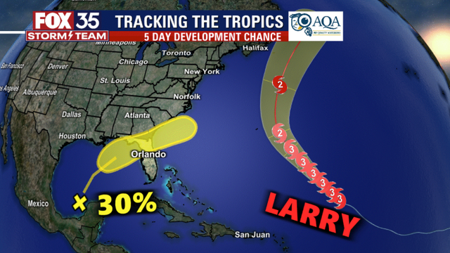 Hurricane Larry increases chance for dangerous surf, rip currents