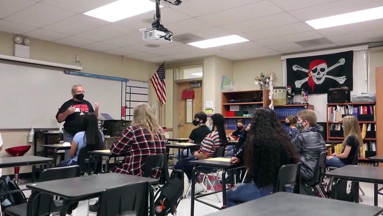 kids school masks classroom