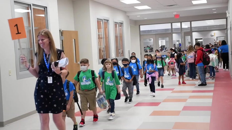 kids students masks polk schools class