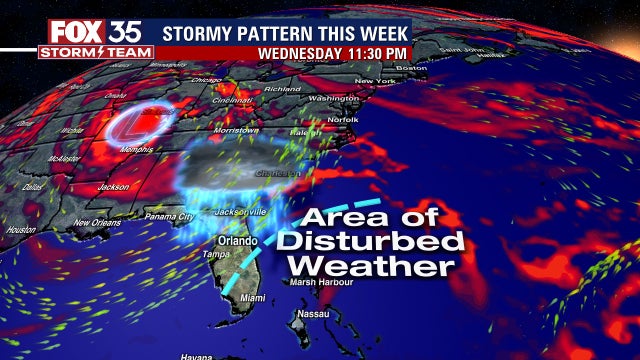 Incoming storm system could bring showers, storms to Central Florida
