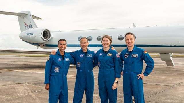 SpaceX Crew-3 astronauts arrive at Kennedy Space Center