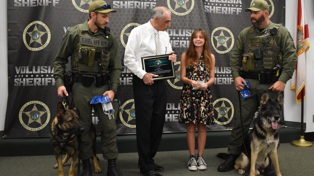 12-year-old girl donates $1,000 to Volusia Sheriff's Foundation