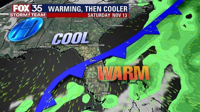 Another cold front? Cooler air is on the way to Florida once again