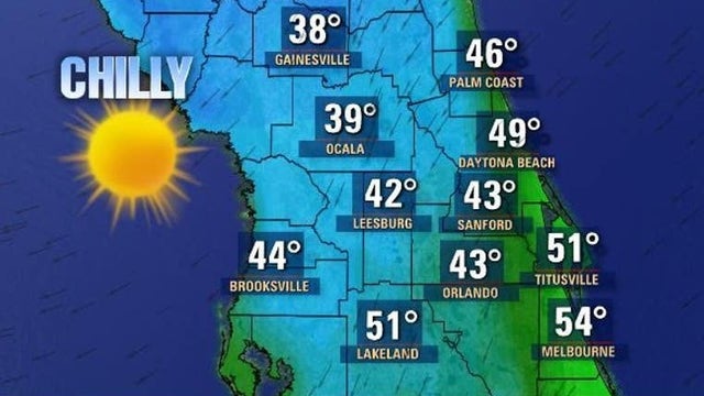 Thanksgiving week cold front to drop temperatures into the 30s, 40s