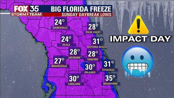 Coldest air of the season arrives overnight: Wind chill advisories, freeze watches and warnings in effect