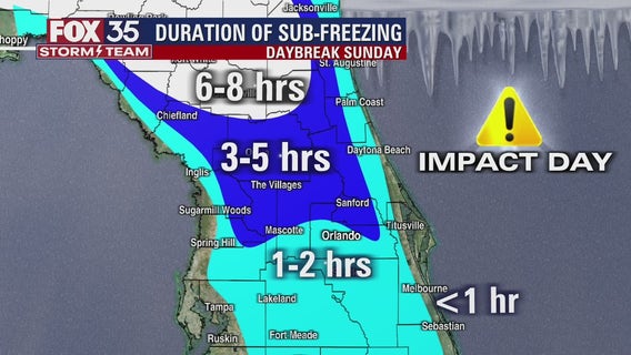 Get ready! Central Florida temperatures to plunge