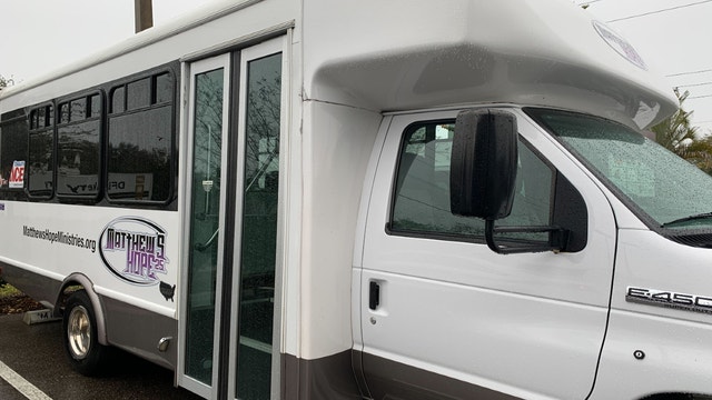 Thief steals catalytic converter from bus belonging to non-profit Matthew’s Hope