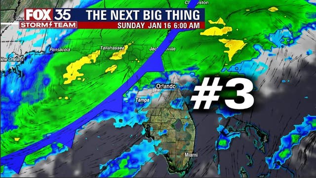 Series of fronts to drop temperatures, increase rain chances in Central Florida