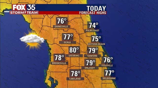 Warm weather comeback: Sunny 70s, 80s return to Central Florida