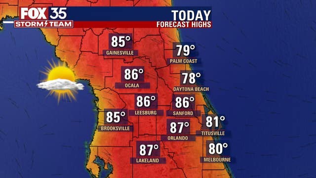 Near-record heat; high rip current risk at beaches