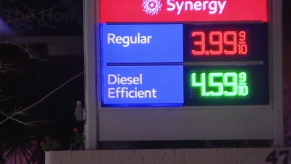 Gas prices rise to $4 per gallon for the first time since 2008
