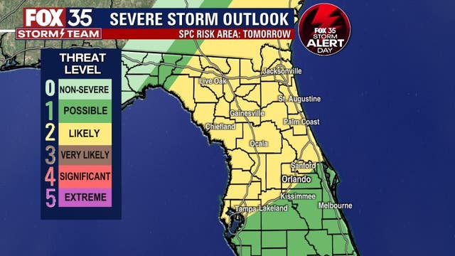 FOX 35 Storm Alert Days: Severe storms this weekend followed by plunge in temps