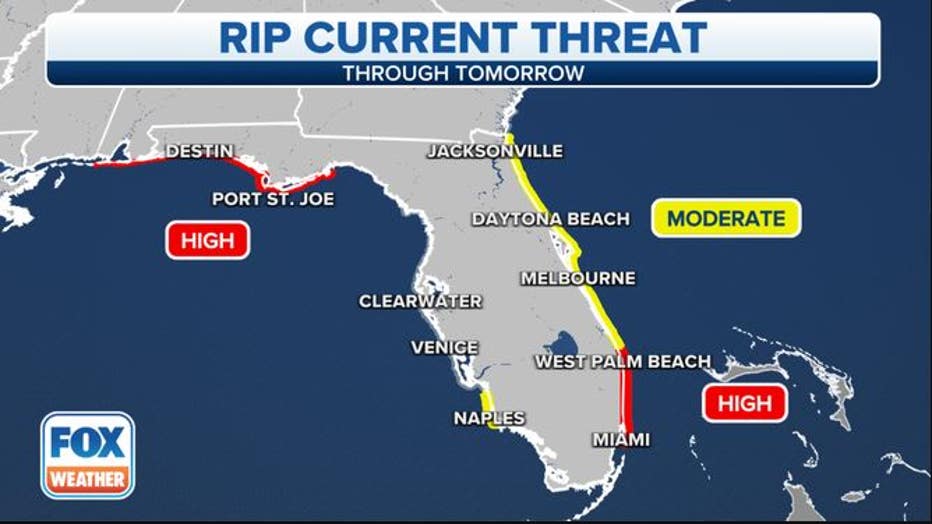 Florida rip currents warning