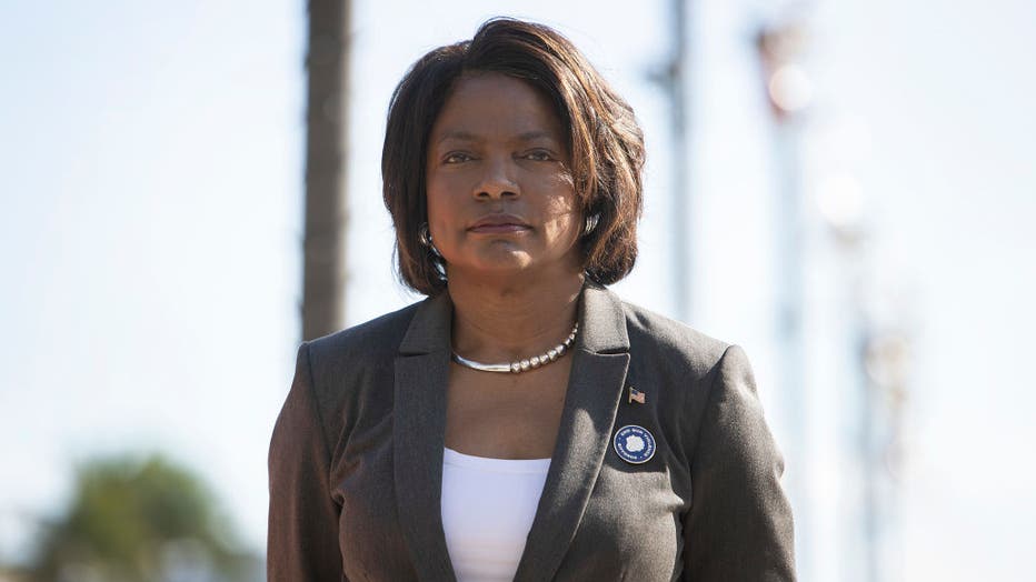 Democratic Senate Candidate Rep. Val Demings And Former Rep. Gabrielle Giffords Address Gun Violence At Memorial For Victims