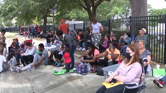 Growing concerns for crowds trying to get help at ICE office in Orlando