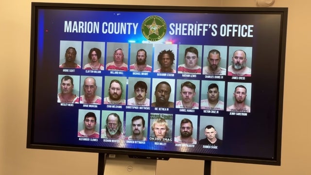 22 men arrested, accused of child sex crimes in undercover Marion County sting operation