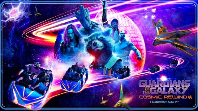 'Guardians of the Galaxy: Cosmic Rewind' coaster opens at Disney World in May
