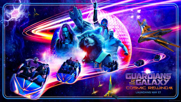 Guardians of the Galaxy: Cosmic Rewind Opens May 27 at EPCOT