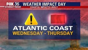 Risk of high surf, rip currents and coastal flooding at Florida beaches
