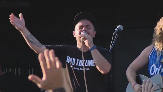 'Please don’t mess with our children': Christian conservatives protest outside Disney World