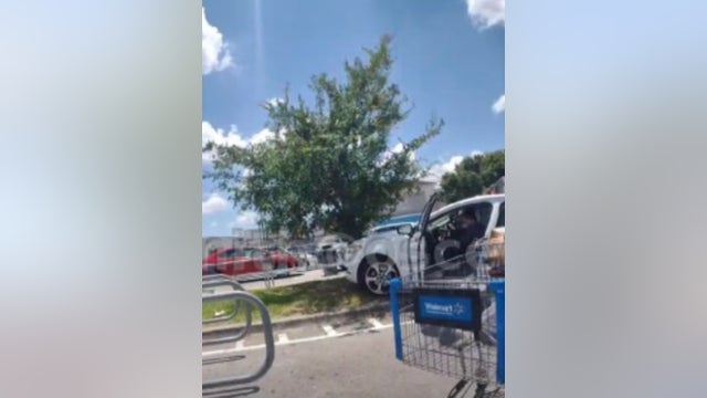 Child, 7, crashed car outside Walmart while caretaker shopped, sheriff says