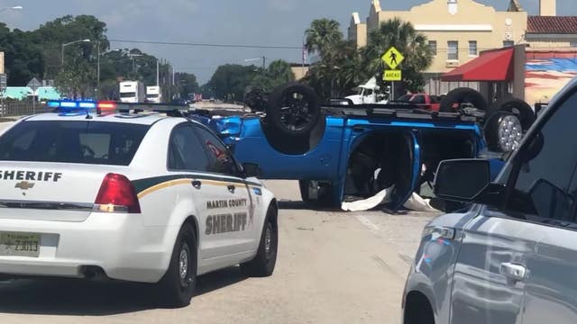 Sheriff: Florida woman leads deputies on chase, throws fake snake at them