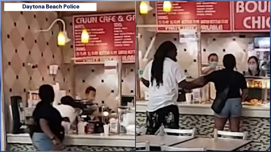 WOFL Cajun Cafe fight Volusia Mall - Daytona Beach Police
