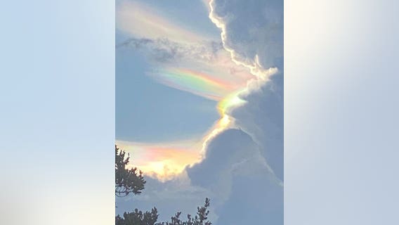 Florida woman spots 'fire rainbow' in sky