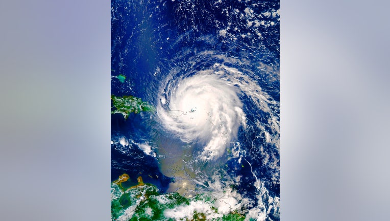 93e29b2a-Hurricane Irma over the Leeward Islands and Puerto Rico.