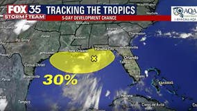 Hurricane center monitoring system near Florida
