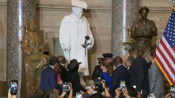 Statue of civil-rights leader Dr. Mary McLeod Bethune unveiled at U.S. Capitol