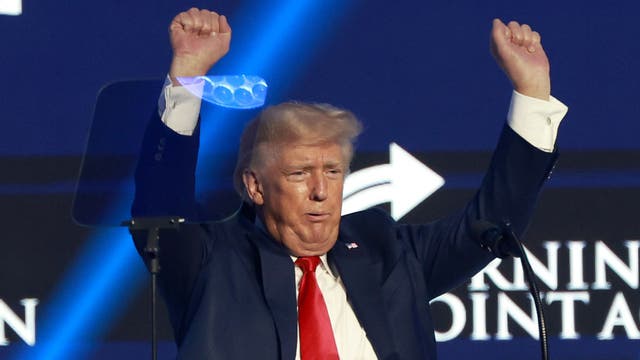 Trump dominates 2024 GOP presidential nomination straw poll at Turning Point USA summit