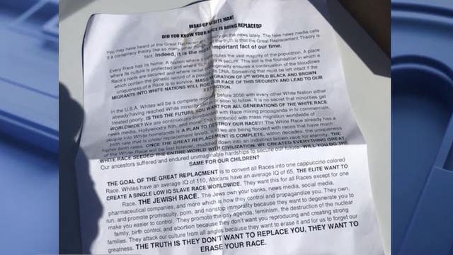 Anti-Semitic flyers left in Lake County neighborhoods, deputies investigating
