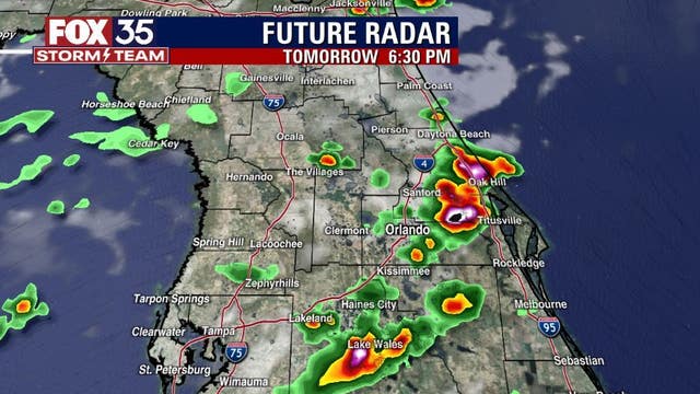 Central Florida to see another round of afternoon storms Wednesday ahead of drier conditions