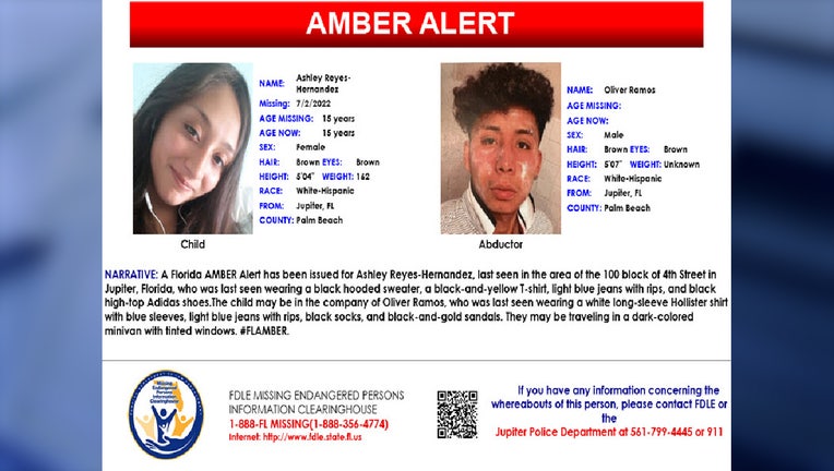WOFL-AMBER Alert for Palm Beach County girl