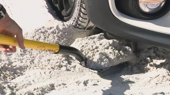 Soft sand at Daytona Beach means more vehicles getting stuck