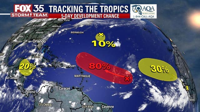 National Hurricane Center watching 4 tropical waves, 1 could become a tropical depression