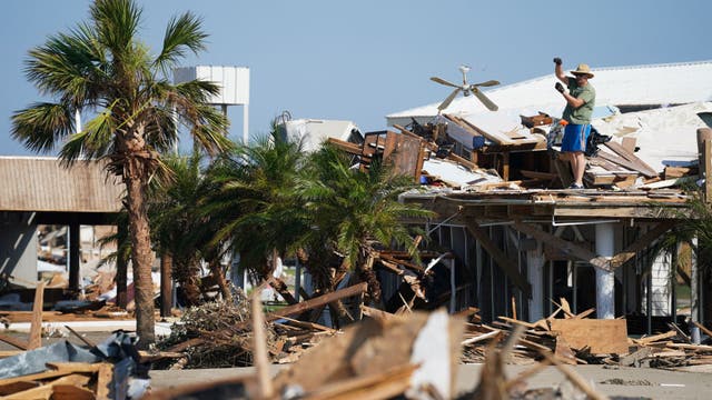 Which state is most at risk for hurricane damage in a given season? Hint: It's not Florida