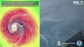 Hurricane Fiona drone video: This is what a Category 4 hurricane looks like in the Atlantic Ocean