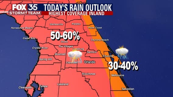 Orlando weather forecast: Evening storms possible with localized flooding